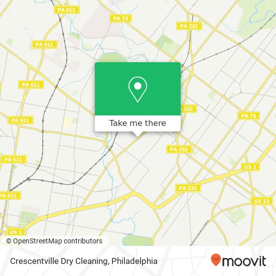 Mapa de Crescentville Dry Cleaning