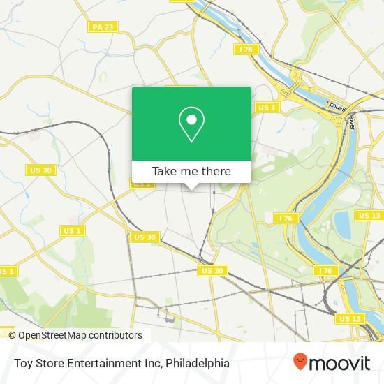 Toy Store Entertainment Inc map