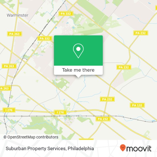 Suburban Property Services map