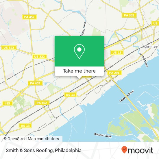 Smith & Sons Roofing map