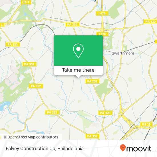 Mapa de Falvey Construction Co