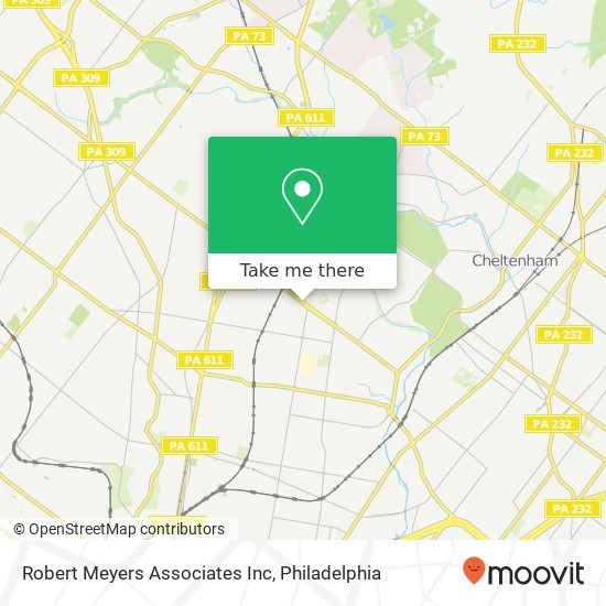 Robert Meyers Associates Inc map