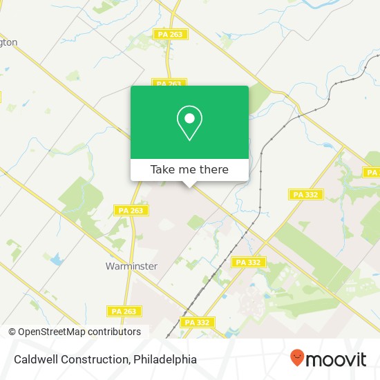 Mapa de Caldwell Construction
