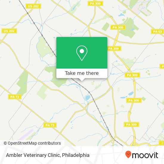 Ambler Veterinary Clinic map
