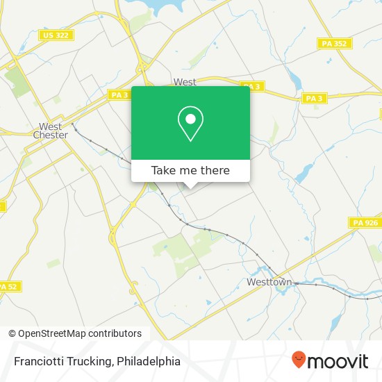 Franciotti Trucking map