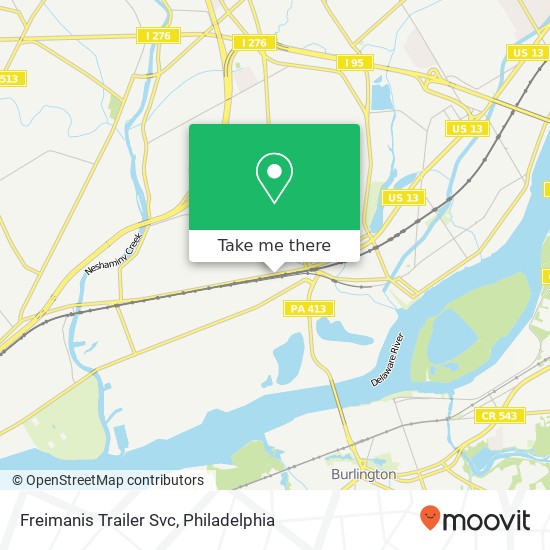 Freimanis Trailer Svc map