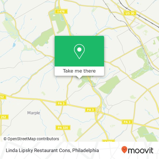 Linda Lipsky Restaurant Cons map