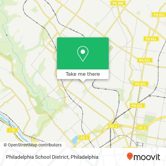 Philadelphia School District map