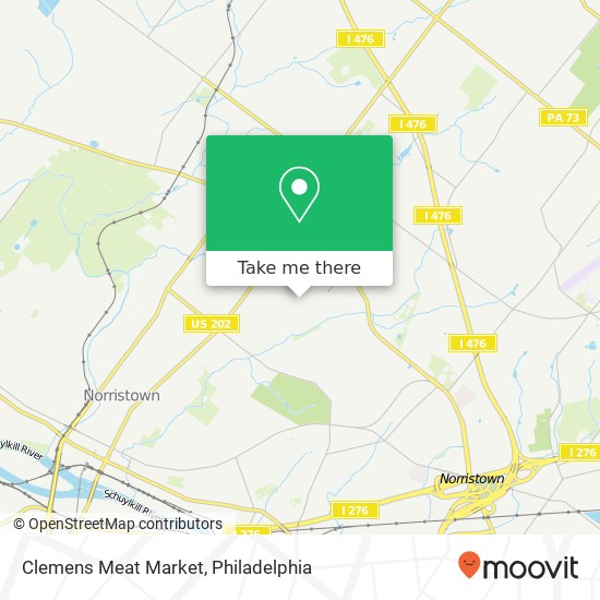Mapa de Clemens Meat Market
