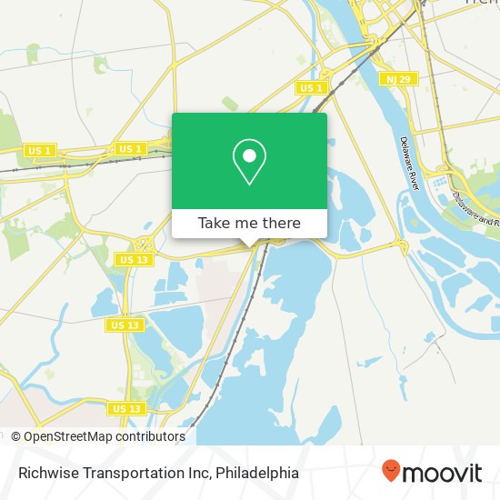 Mapa de Richwise Transportation Inc