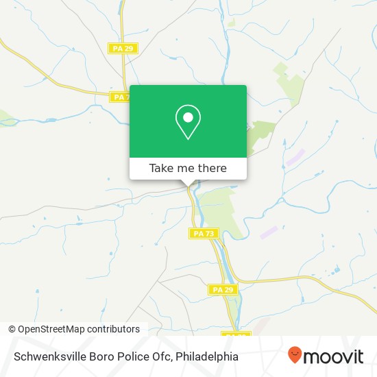 Mapa de Schwenksville Boro Police Ofc