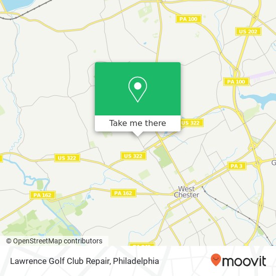 Mapa de Lawrence Golf Club Repair