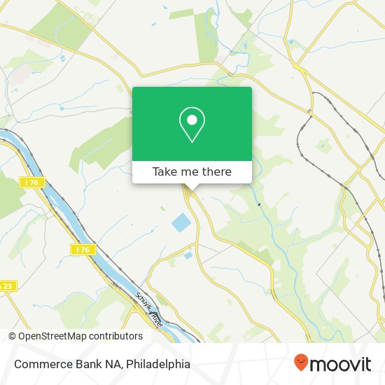 Commerce Bank NA map