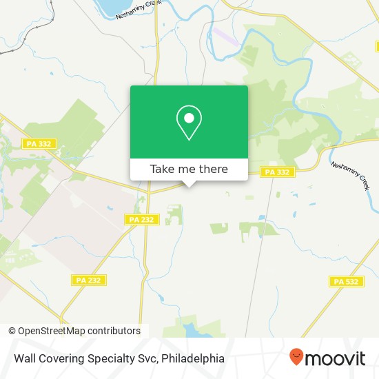 Wall Covering Specialty Svc map