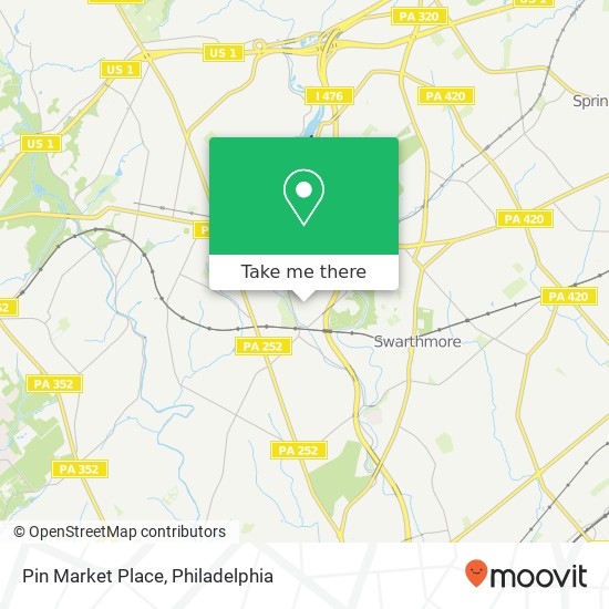 Mapa de Pin Market Place