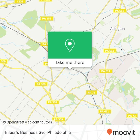 Eileen's Business Svc map