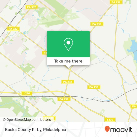 Bucks County Kirby map