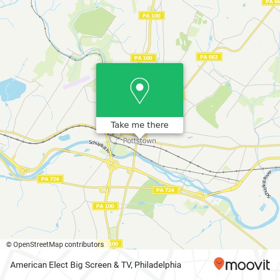 Mapa de American Elect Big Screen & TV