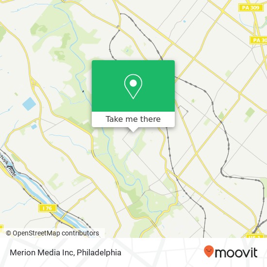 Merion Media Inc map