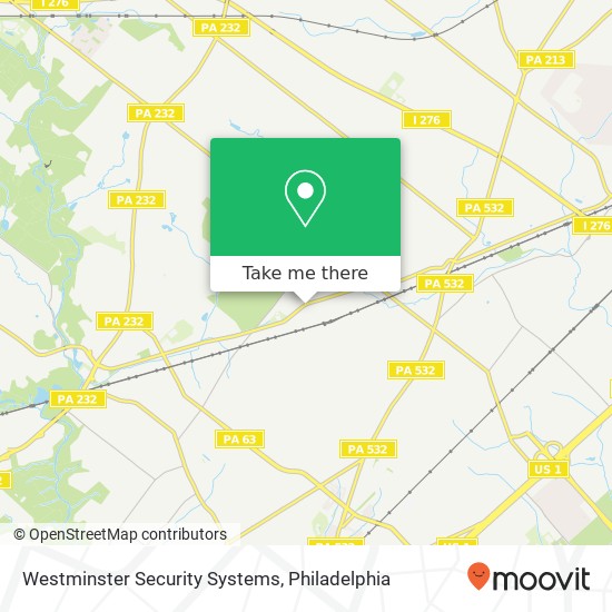 Westminster Security Systems map