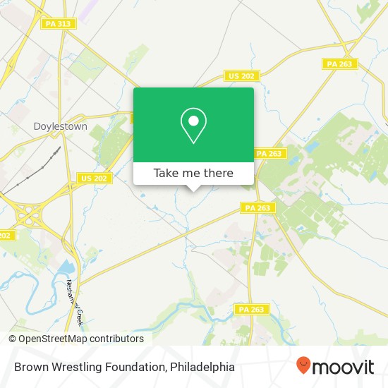 Brown Wrestling Foundation map