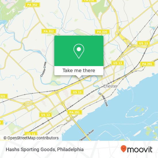 Hashs Sporting Goods map