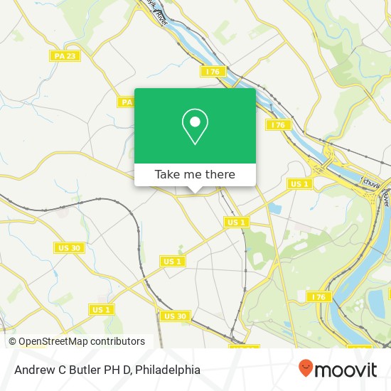 Andrew C Butler  PH D map