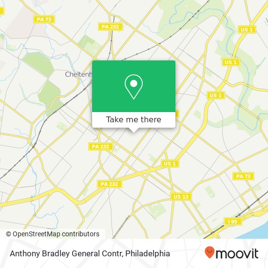 Anthony Bradley General Contr map