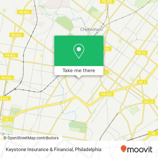 Keystone Insurance & Financial map