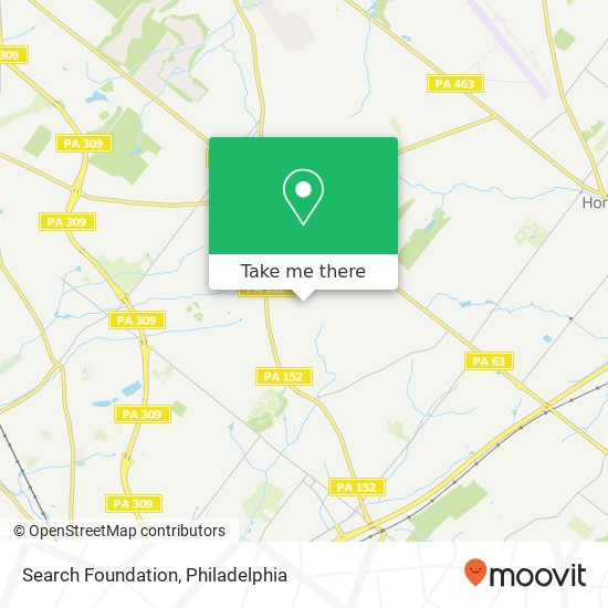 Search Foundation map