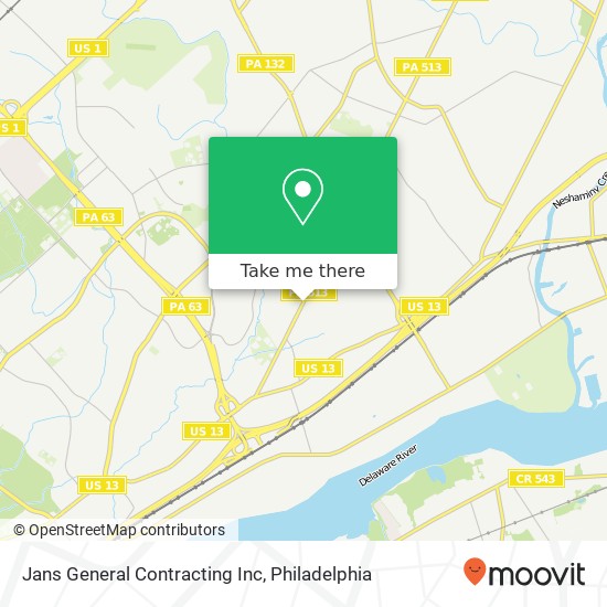 Jans General Contracting Inc map