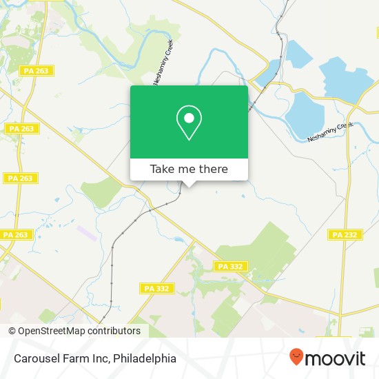 Carousel Farm Inc map