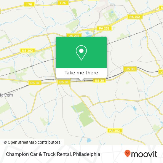 Champion Car & Truck Rental map