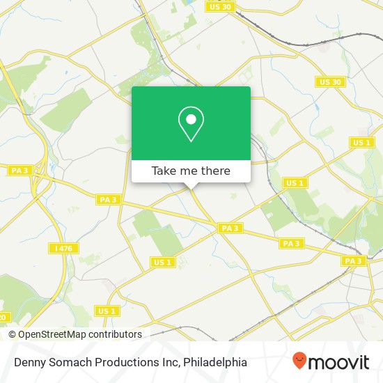 Denny Somach Productions Inc map