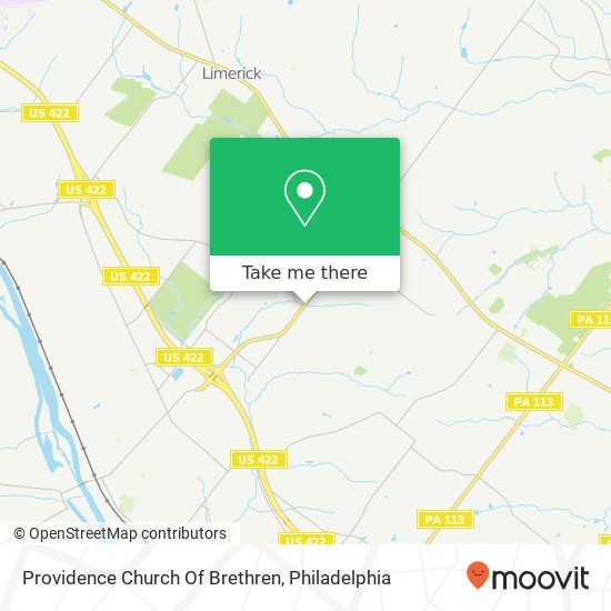 Providence Church Of Brethren map