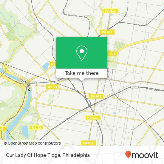 Mapa de Our Lady Of Hope-Tioga