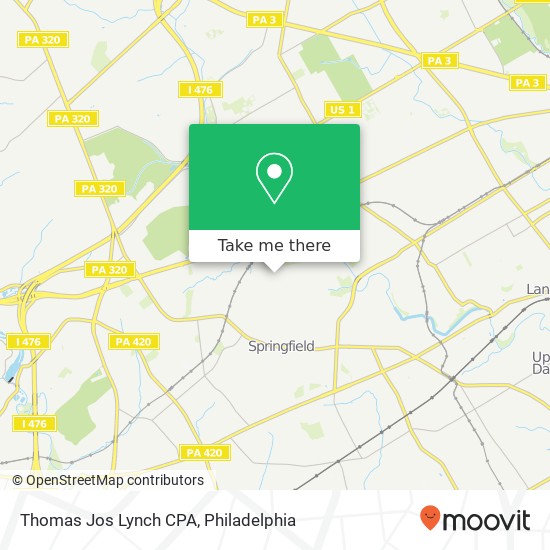 Thomas Jos Lynch CPA map