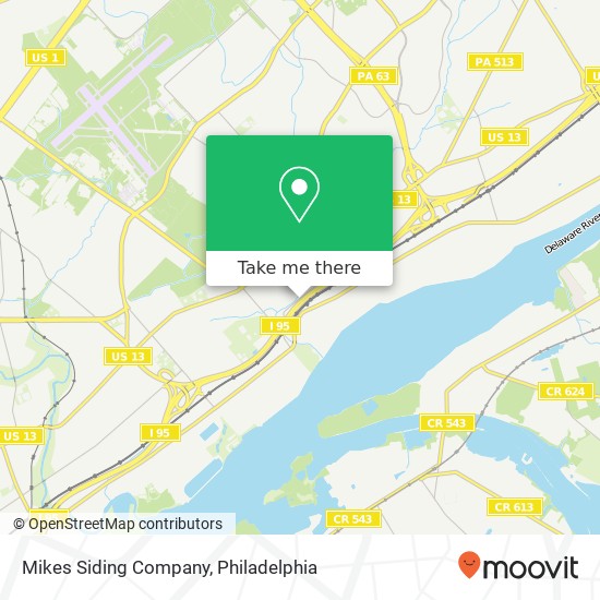 Mapa de Mikes Siding Company