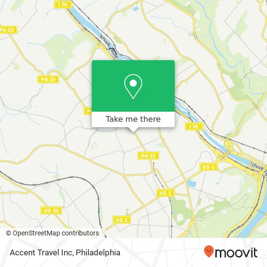Mapa de Accent Travel Inc