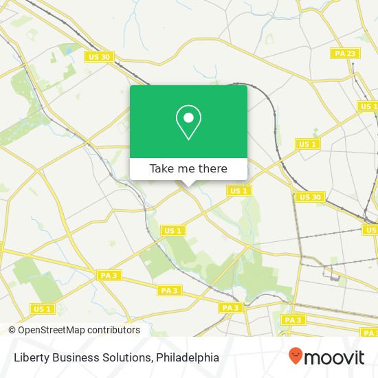 Liberty Business Solutions map