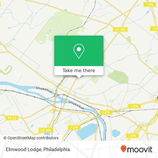 Elmwood Lodge map