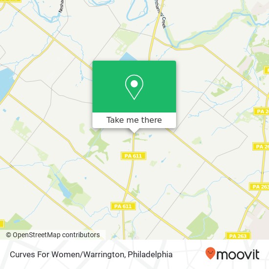 Curves For Women/Warrington map
