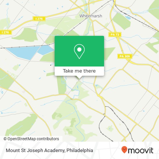 Mapa de Mount St Joseph Academy