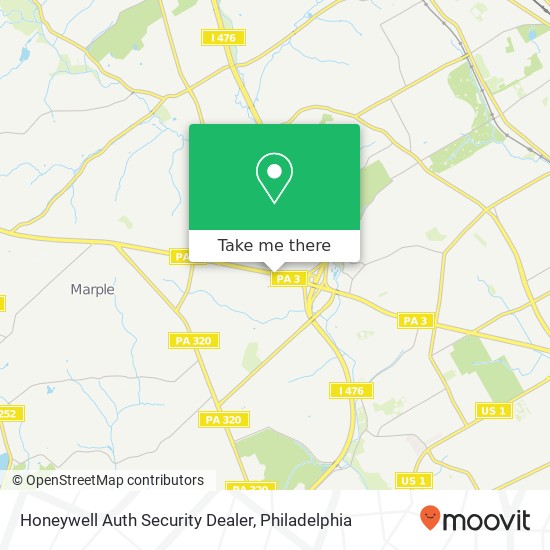 Mapa de Honeywell Auth Security Dealer