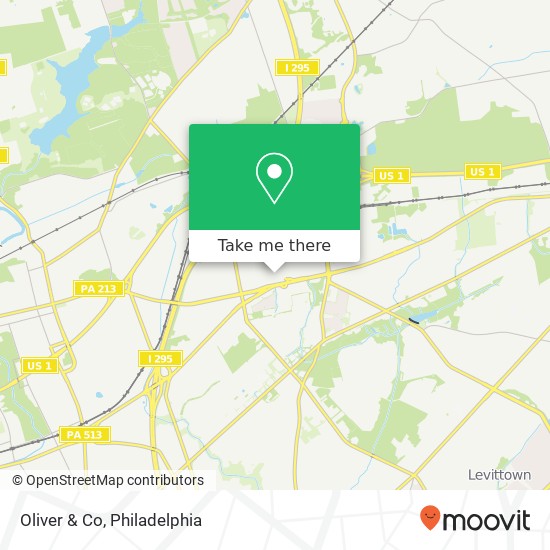 Mapa de Oliver & Co