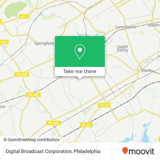 Digital Broadcast Corporation map