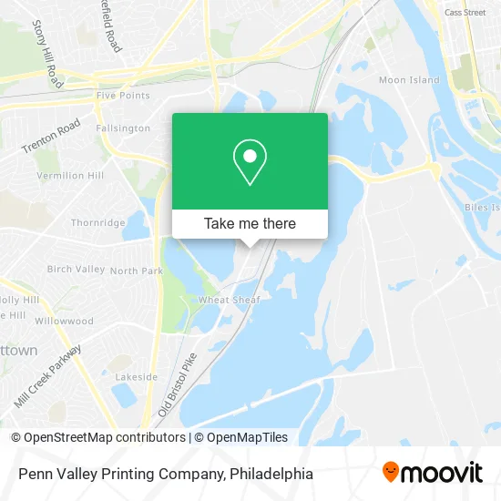 Penn Valley Printing Company map