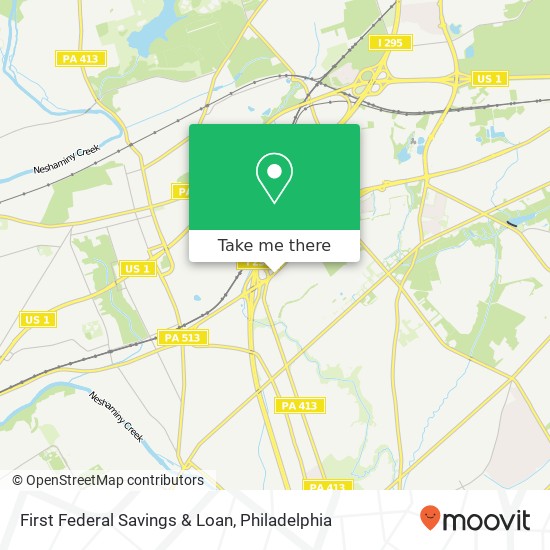 First Federal Savings & Loan map