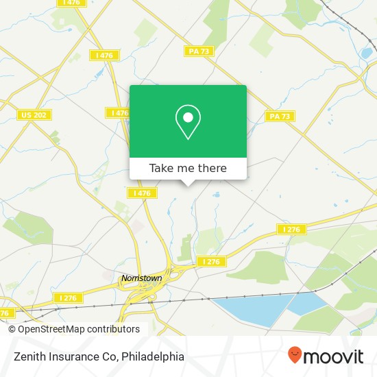 Mapa de Zenith Insurance Co