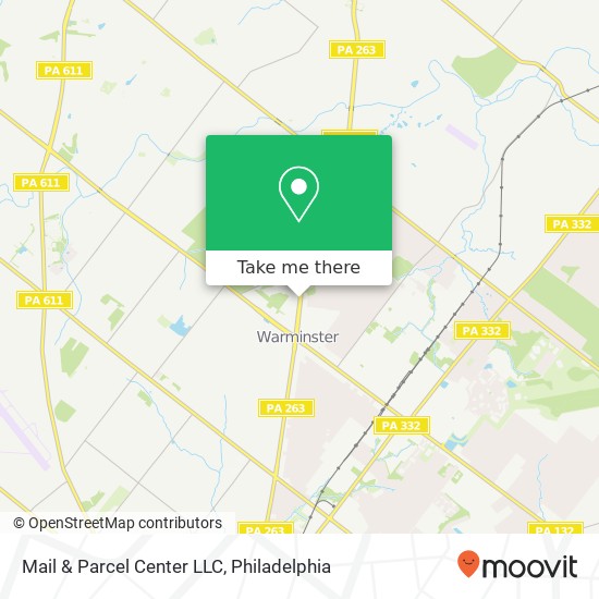 Mapa de Mail & Parcel Center LLC